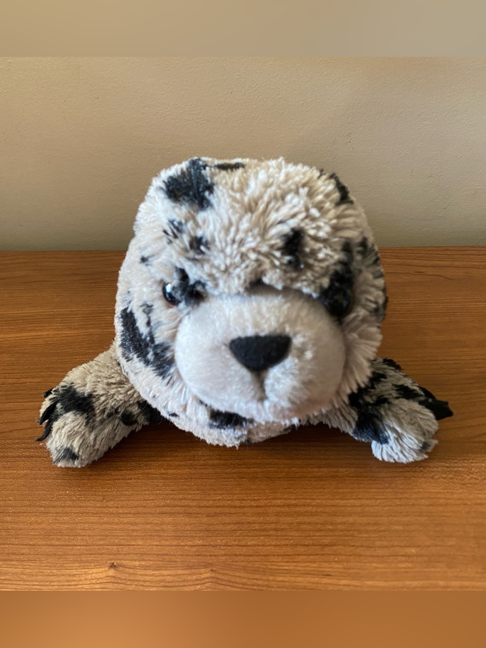 Wild Republic Gray Spotted Harbor Seal Very Soft Plush Stuffed Animal Toy 17"EUC